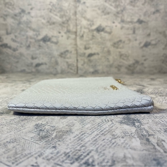 Gigi New York All In One Python-Embossed Clutch Bag - Picture 2 of 11